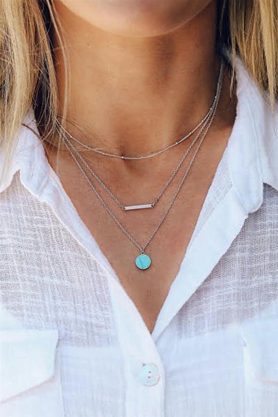 Pura vida sale necklace turquoise