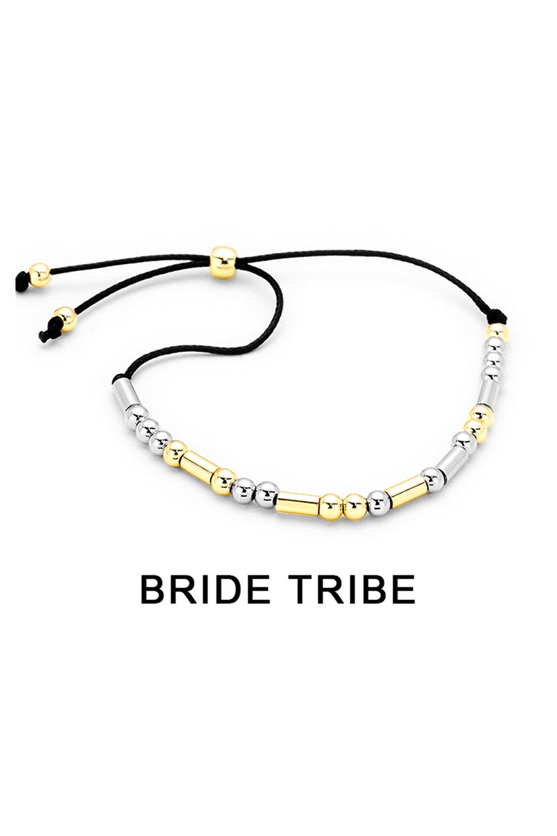Bride Tribe Morse Code Bracelet