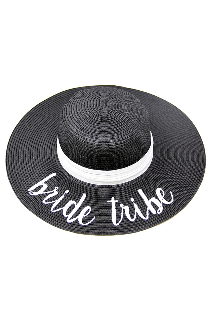 Bride Tribe Embroidered Floppy Hat