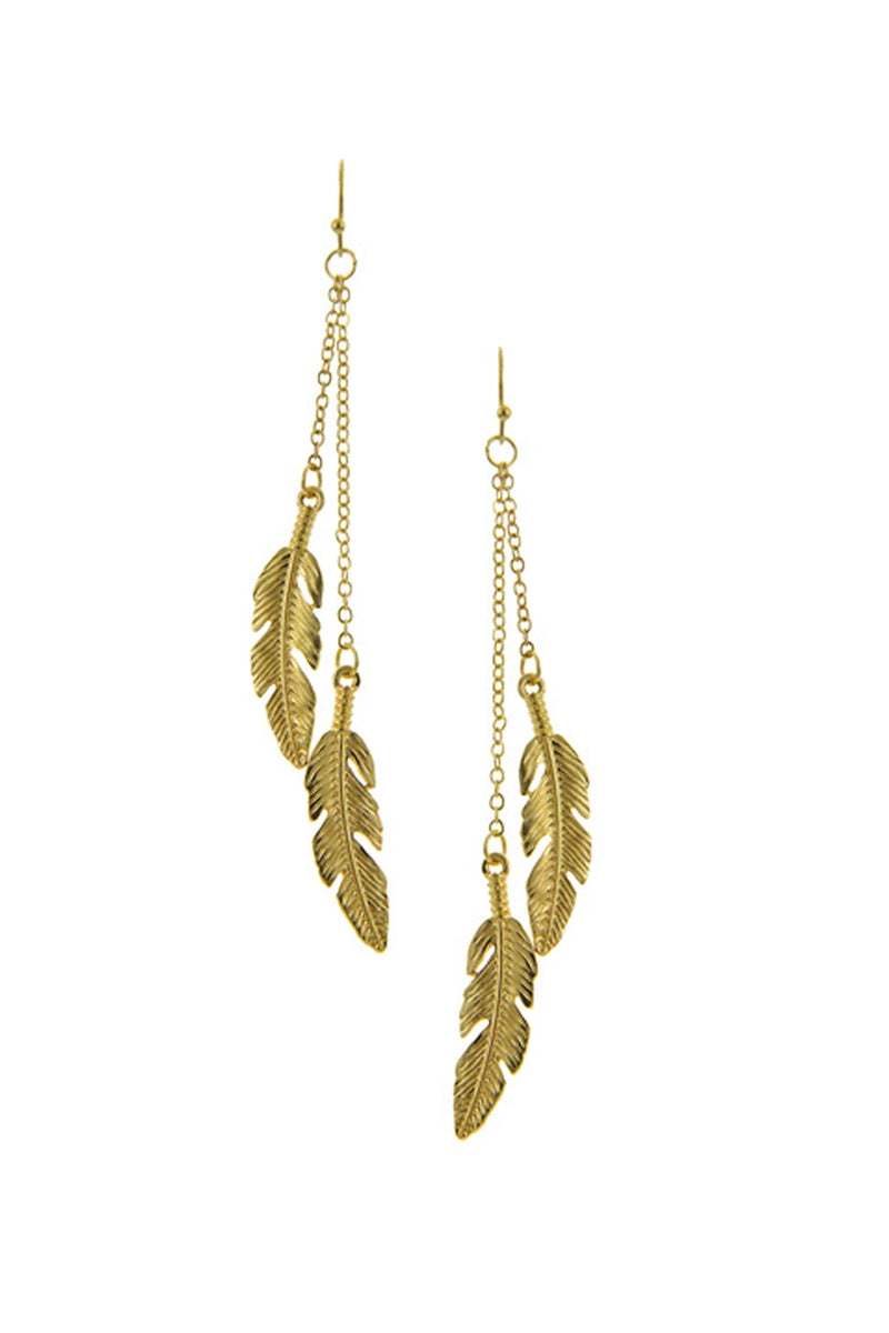 Don't Stop Be-Leafing Statement Earrings