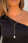 Pearl Power Long Lariat Necklace