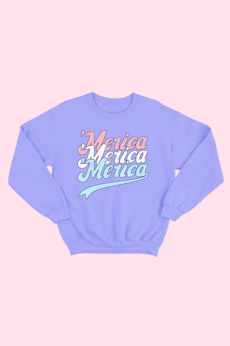 Merica Retro Vibe Sweatshirt