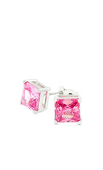 Pink Ice Princess Stud Earrings