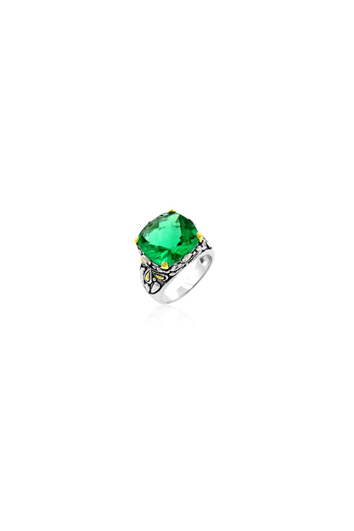 Emerald Garden Cocktail Ring