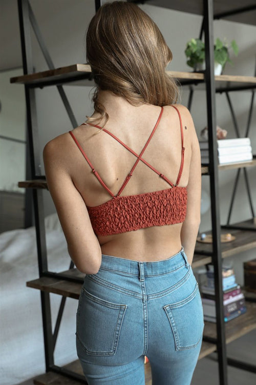 Smittened Strappy Lace Bralette