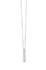 Raising The Bar Sterling Silver Pendant Necklace