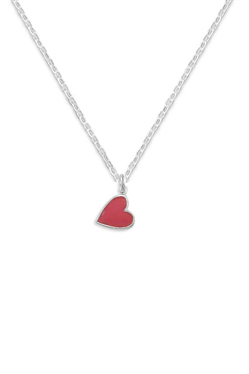 What About Love Heart Charm Necklace