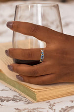 Waters Edge Blue Topaz Ring