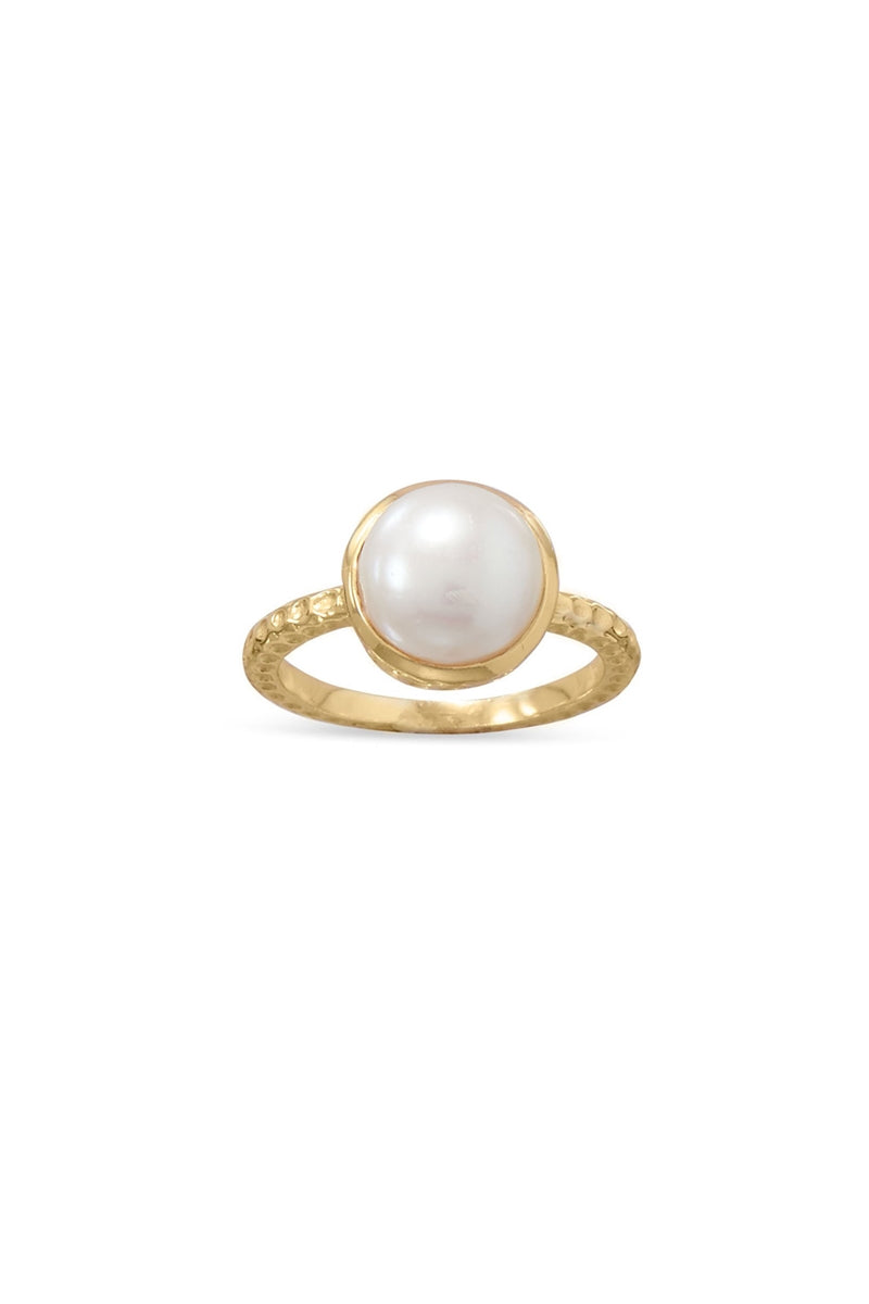 Pearl Time Statement Ring