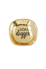 Goal Digger Gold Trinket Dish