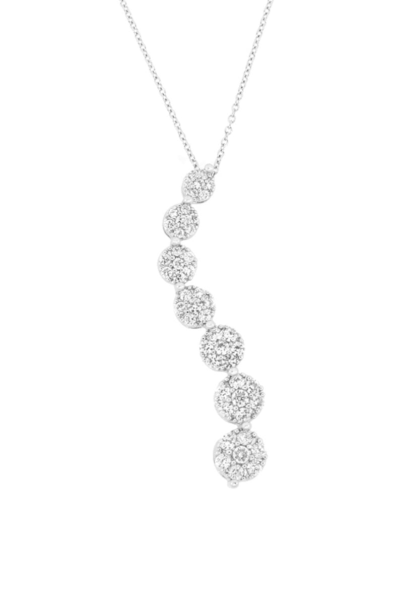 Smooth Moves Pave Crystal Pendant Necklace