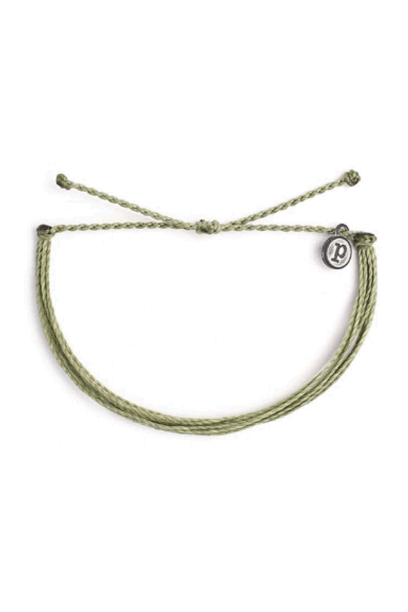 Pura Vida Solid Sage Green Bracelet
