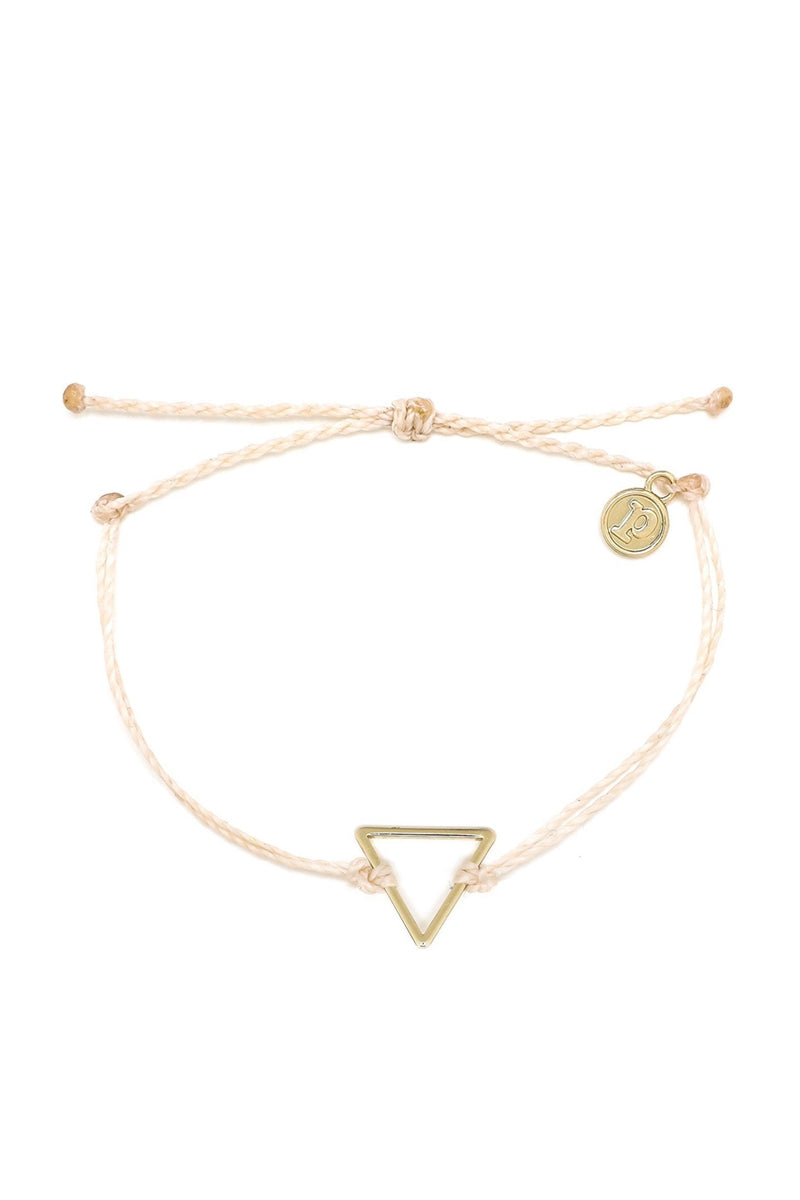 Pura Vida Gold Triangle Charm Bracelet