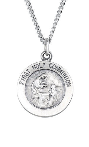 First Holy Communion Medal Necklace