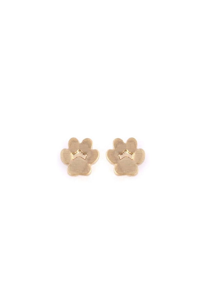 Pawsome Dog Paw Stud Earrings