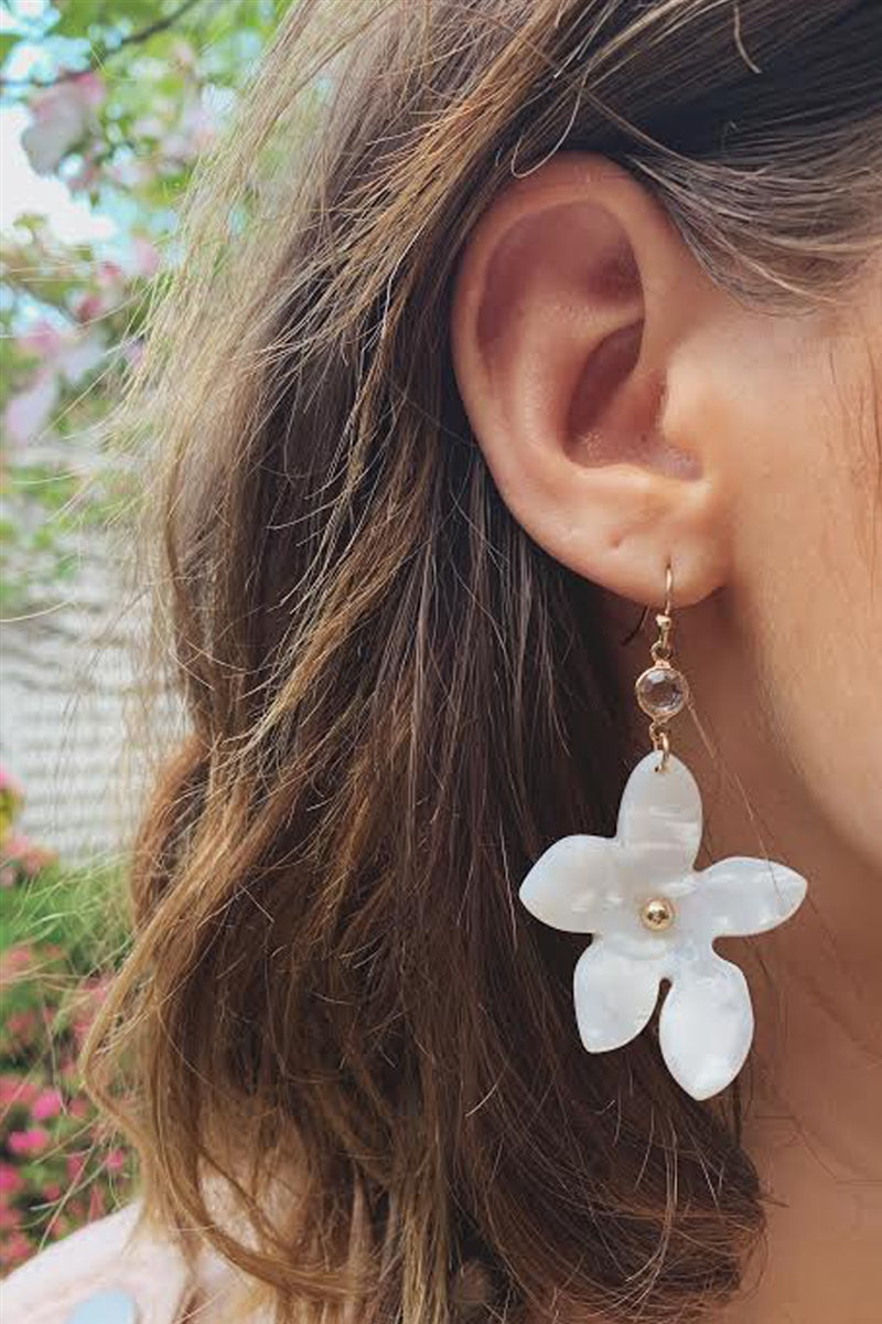Pick A Good One Floral Statement Earrings