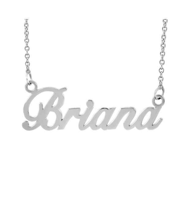 Briana Nameplate Necklace