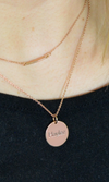 One Disc Necklace