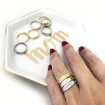 Oval Stackable Ring