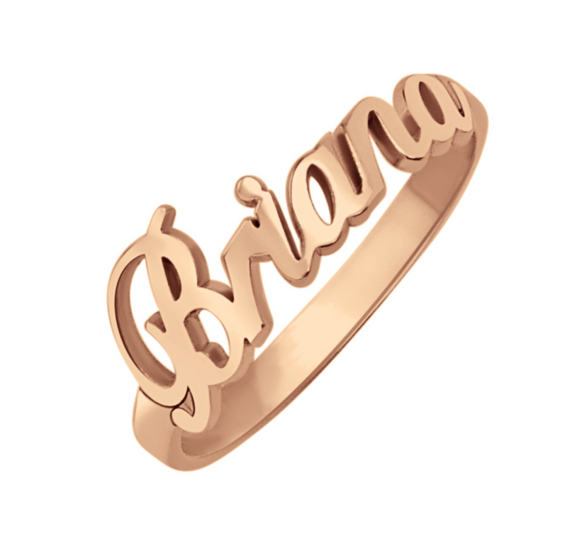 14K Gold-Plated Sterling Silver 27 mm 3-Letter Script Monogram Bangle 5  Bracelet