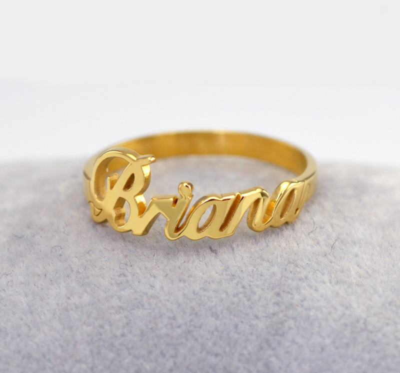 Briana Nameplate Ring