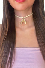 Goddess Squash Blossom Choker Necklace