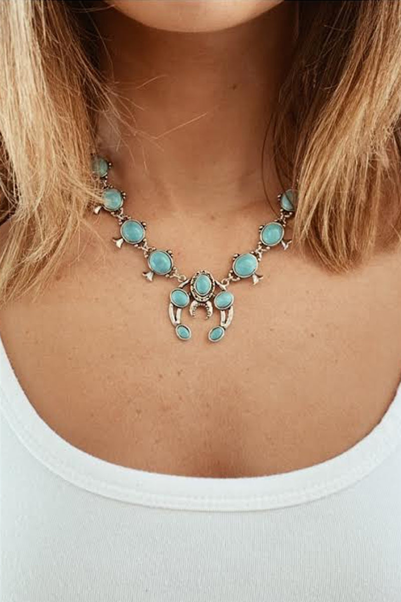 Woman's World Squash Blossom Collar Necklace