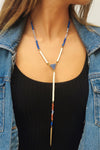 Show Me The Sea Lariat Necklace