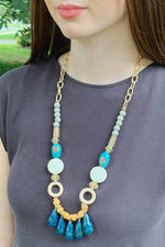 By The Sea Long Statement Necklace