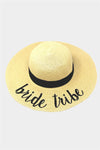 Bride Tribe Embroidered Floppy Hat