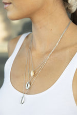 By The Sea Layered Shell Pendant Necklace