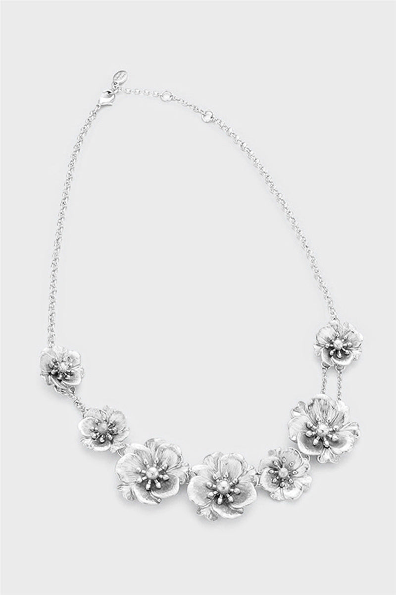 Hey Bud Floral Statement Necklace