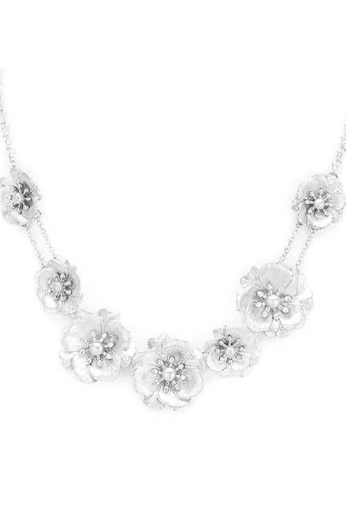 Hey Bud Floral Statement Necklace