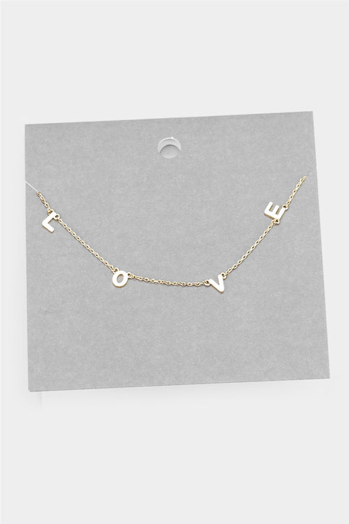 Love Delicate Necklace