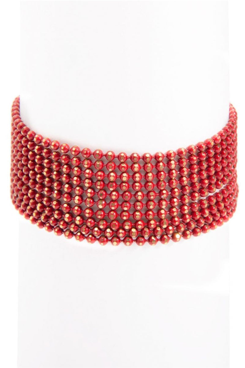 Red Layered Bracelet