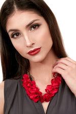 Petal To The Metal Statement Necklace