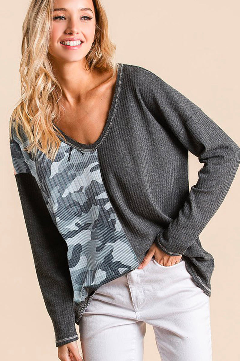 Basic Training Camouflage Thermal Top