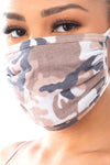 Incognito Beige Camouflage Face Mask