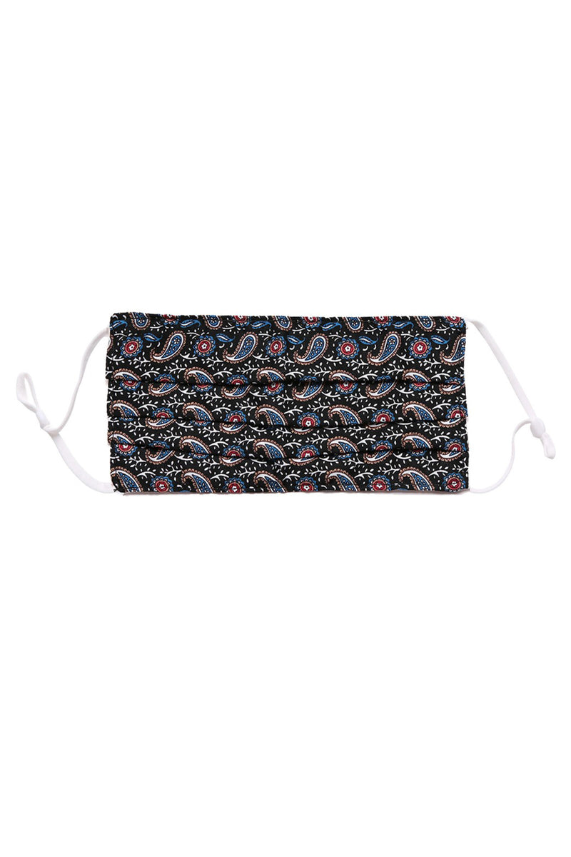 Boho Paisley Print Face Mask