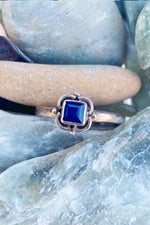Heart Of The Ocean Square Sapphire Ring