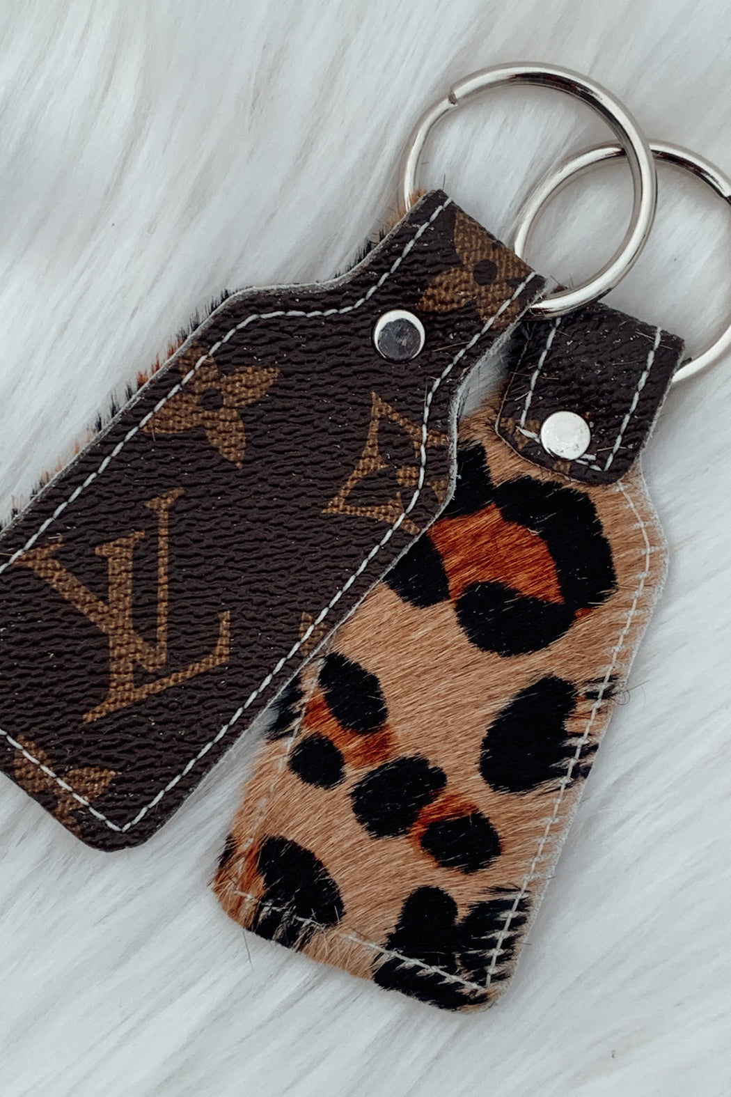 Upcycled LV & Leopard Keychain – WILD LILIES BOUTIQUE