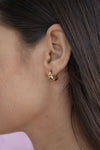 Mini Thick Gold Huggie Hoop Earrings